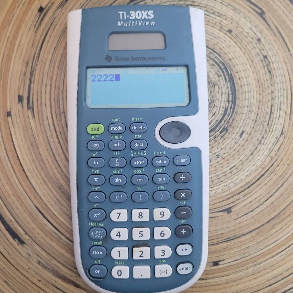 Texas Instruments TI-30XS Scientific Calculator - 16 Digits - LCD - Battery/ Sol